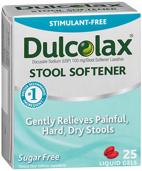 Dulcolax- 100 mg Docusate Sodium