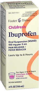 Children's Ibuprofen- Berry Flavor 100 mg/ 5 ml